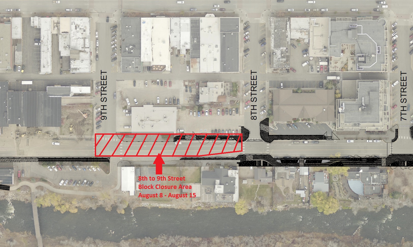 Closure August 8 to 14